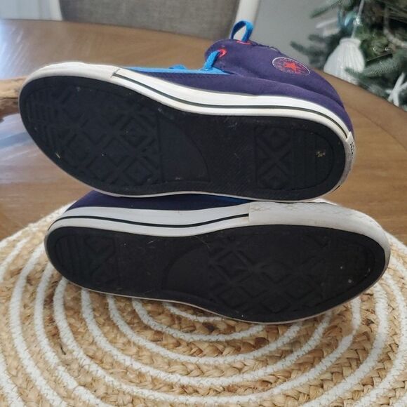 All Star Converse Color Block Hightop Sneaker Kids, Size 5 - Picture 10 of 10